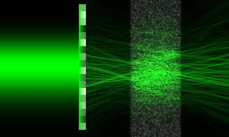 New shapes of laser beam 'sneak' through opaque media