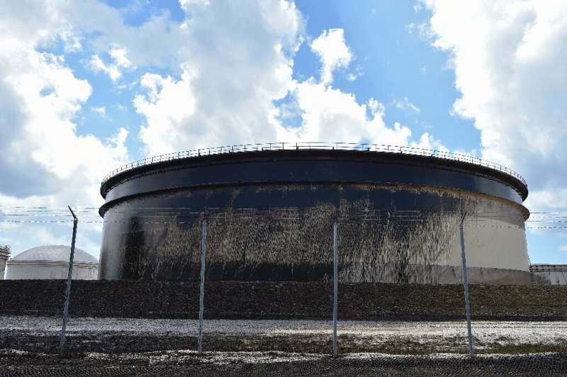 Norway's Equinor said that before Hurricane Dorian hit, nine out of 10 tanks at a Bahamas terminal had domed roofs, while afterw