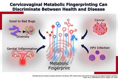 Novel study discovers 'metabolic fingerprint' to help treat, diagnosis and prevent cervical cancer