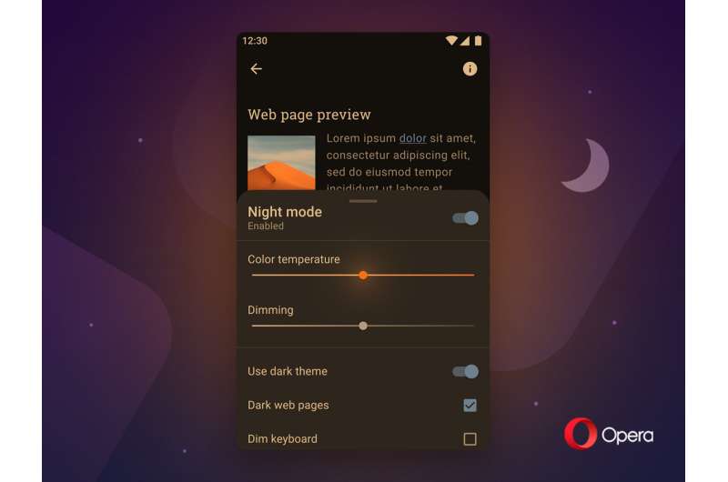 Opera for Android ushers in new night mode
