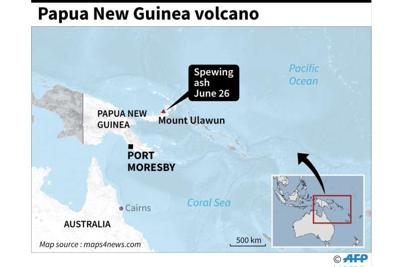 Papua New Guinnea volcano