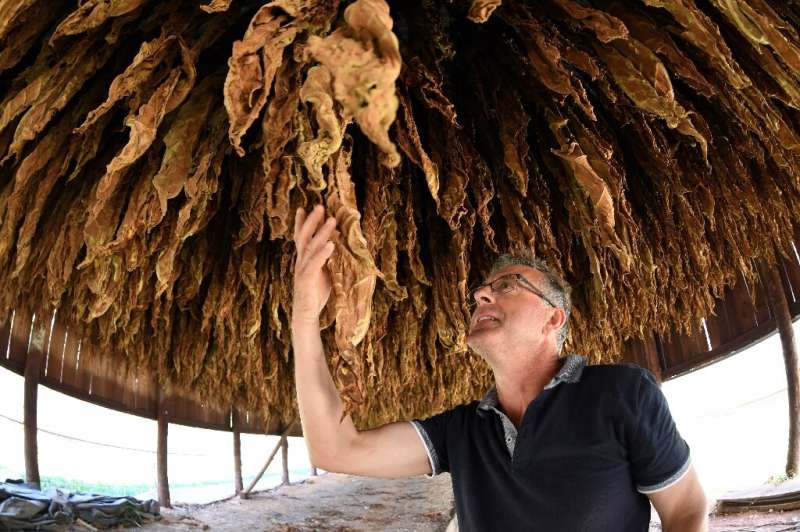 Patrick Maury, a tobacco grower in Mazeyrolles, France, said he hopes to find new buyers for his crop.