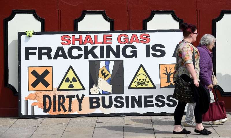 Public opposition to fracking in Britain is on the rise