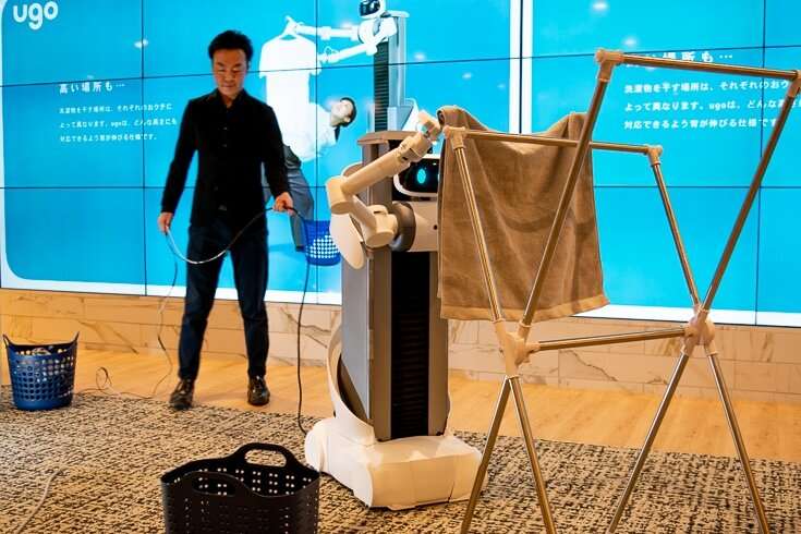 Rent-a-robot for laundry help? That's the plan in Japan