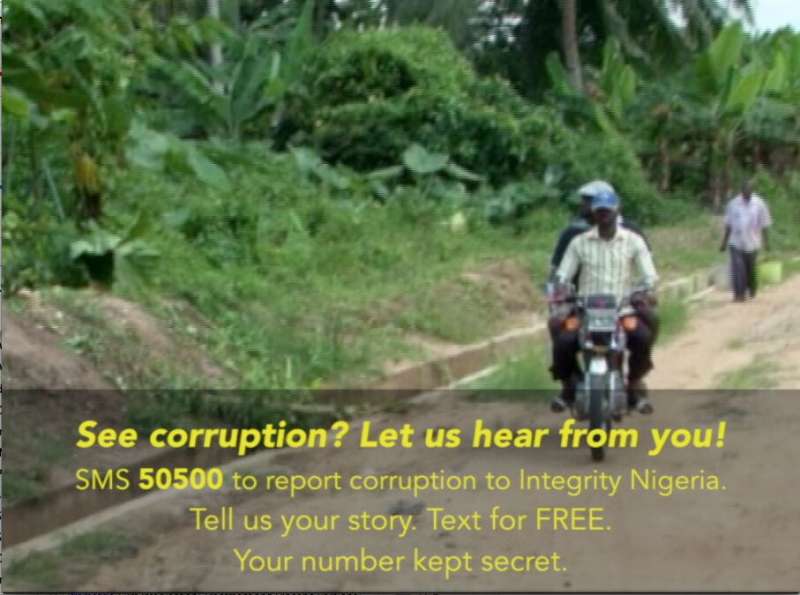 Reports of corruption increase in Nigeria after film and text campaign