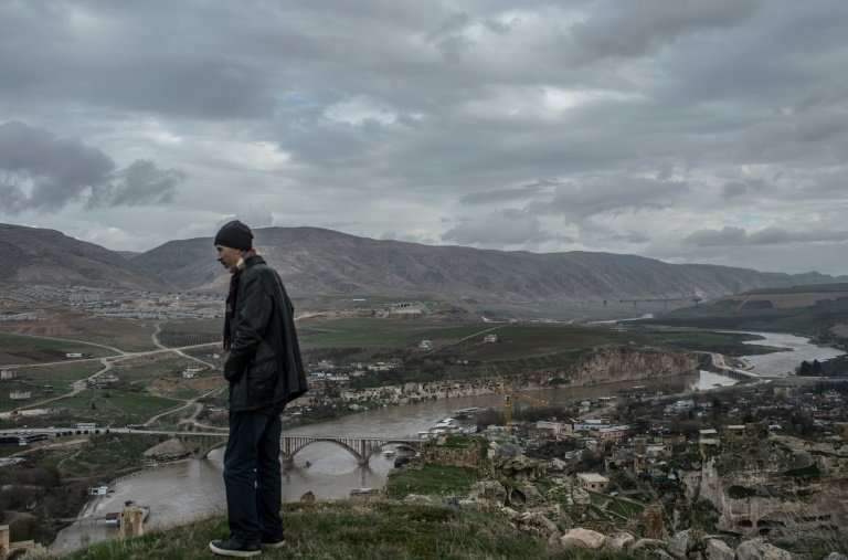 Ridvan Ayhan opposes the flooding of his town Hasankeyf, in southeast Turkey, as part of the Ilisu hydroelectric dam project