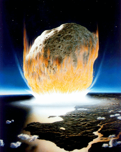 Rocks at asteroid impact site record first day of dinosaur extinction