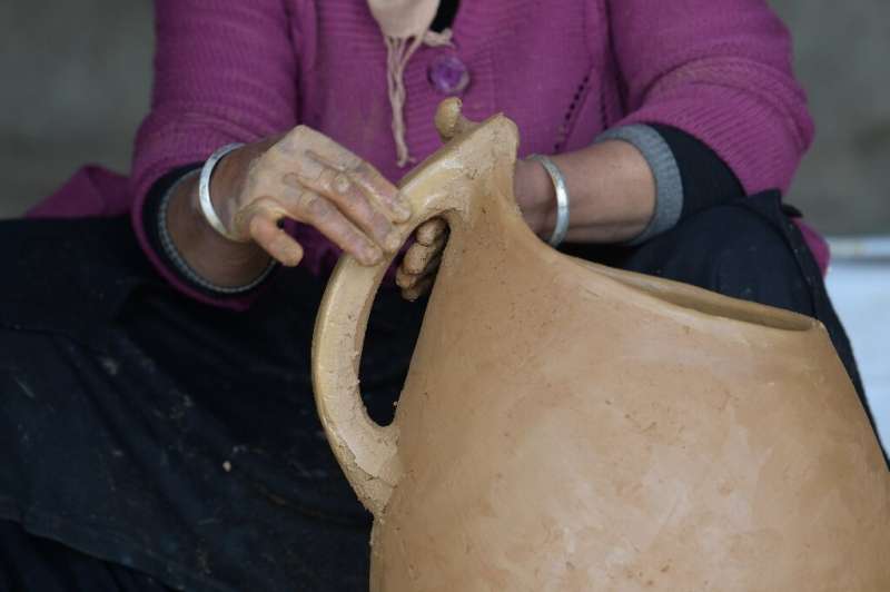 Sabiha Ayari (pictured) is committed to keeping the handicraft alive—she has already trained her sister-in-law and taught severa