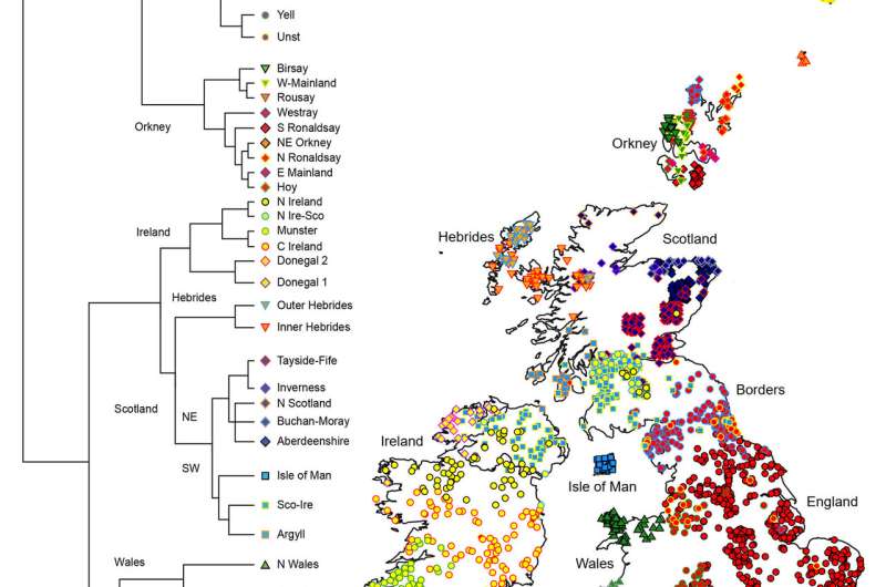 Scotland's genetic landscape echoes Dark Age populations