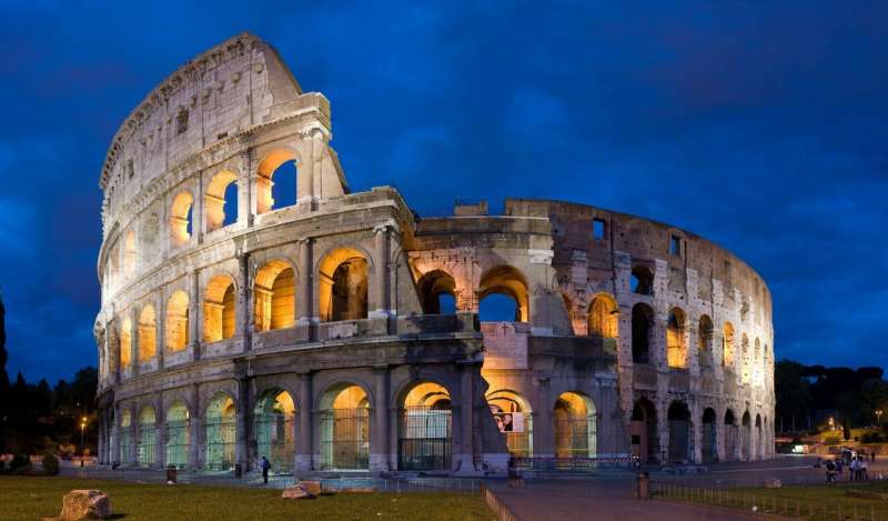 Seemingly dormant geologic fault damaged famous Roman buildings 1,500 years ago