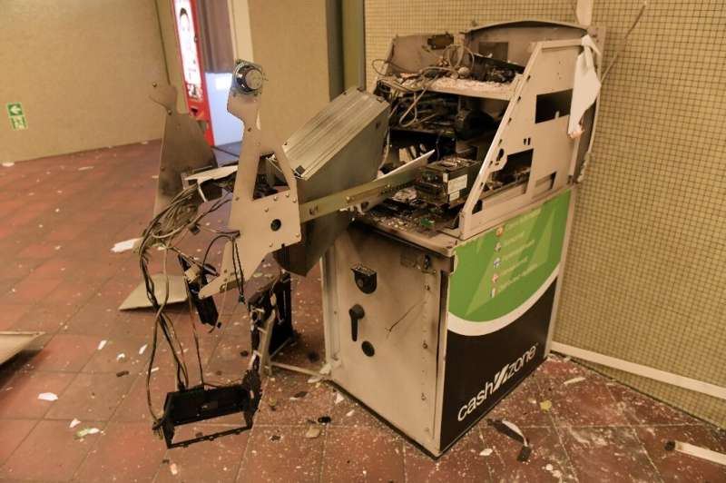 Some 369 ATMs in Germany were blown up by criminal gangs last year, a 38-percent increase over 2017