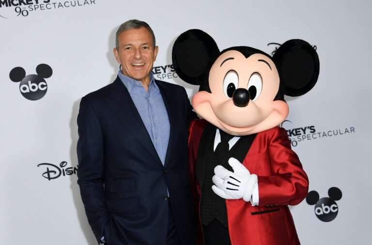 Some analysts say rival streaming services including from Disney, whose CEO Robert Iger is seen here, pose a challenge to market