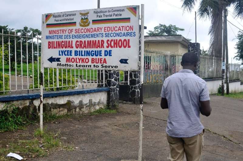 Some bilingual schools in the Anglophone region have been closed by a shutdown protest by separatist insurgents