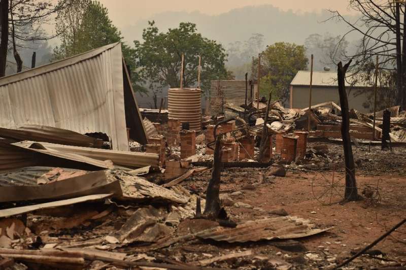 Some homes were completely burned to the ground in the small rural town of Bobin