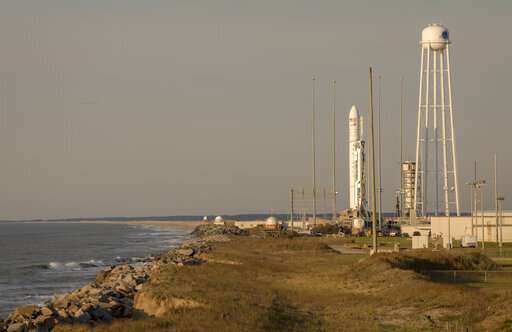 Space station shipment launched from Virginia seashore
