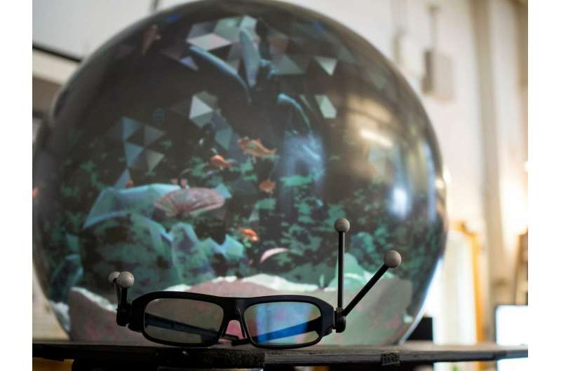 Spherical display brings virtual collaboration closer to reality
