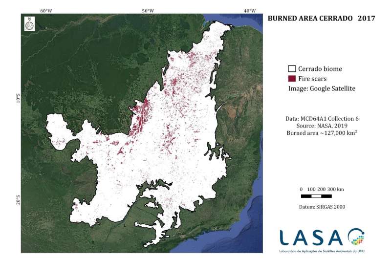 Study could improve fire monitoring in Brazilian savana