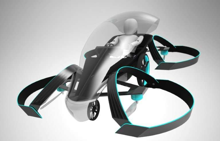 Talk of flying cars will be growing at the Consumer Electronics Show with some designs to be on display such as this image from 