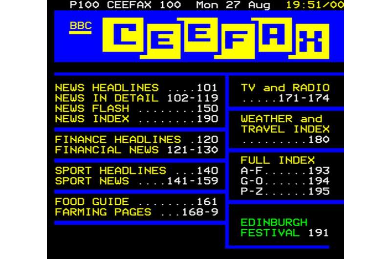 Teletext was slow but it paved the way for the super-fast world of the internet