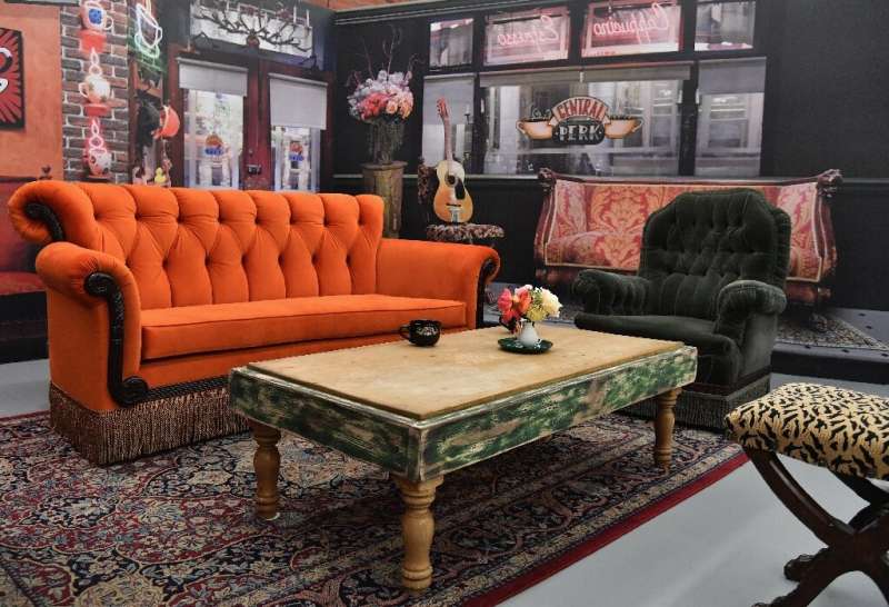 The Central Perk coffee house set from &quot;Friends&quot; is on display in New York as part of a temporary exhibition marking t