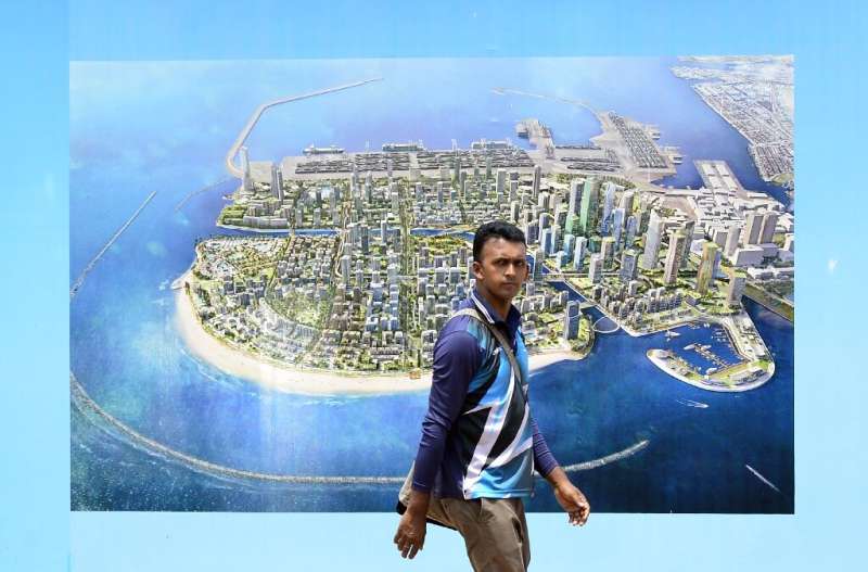 The Chinese-funded Port City on reclaimed land in Colombo will effectively double the size of Sri Lanka's capital city