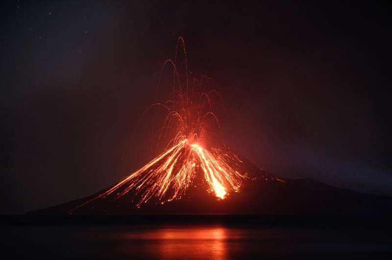 The CO2 released annually by volcanoes hovers around 0.3 and 0.4 gigatonnes—roughly 100 times less than manmade emissions