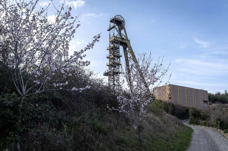The former Salsigne gold and arsenic mine in Villaniere, southern France, which closed in 2004