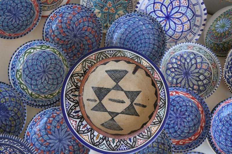 The pottery from Sejnane is made with red and white clay from local wadis and was included in 2018 on UNESCO's intangible cultur