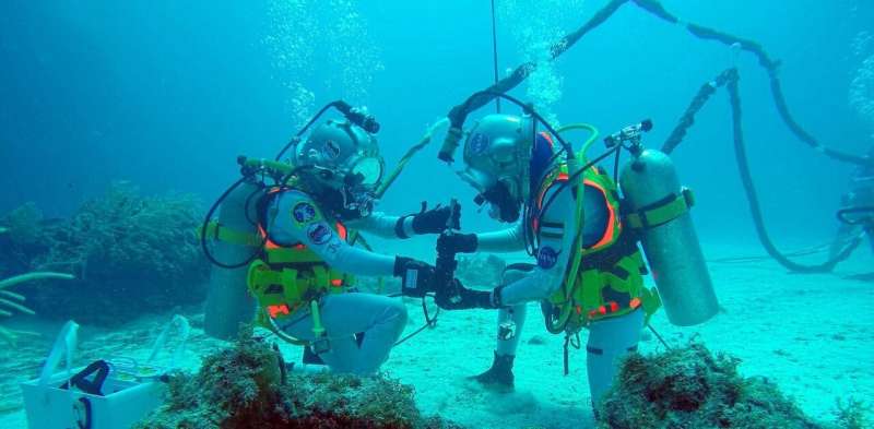 The stress of extreme living underwater for simulating upcoming Moon missions