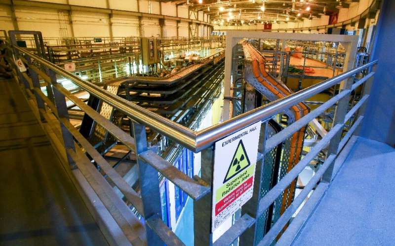The synchrotron experimental area at the Diamond Light Source in Didcot, west of London, which will be used to help decipher Rom