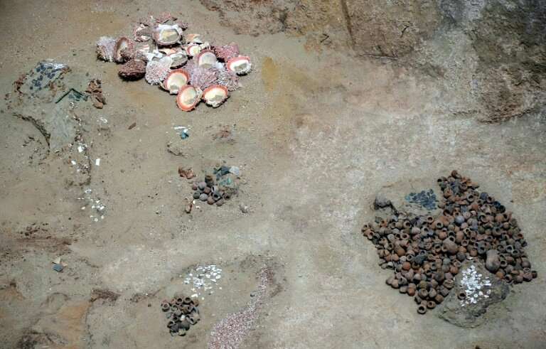 The tomb had been broken into multiple times, possibly in search of treasure