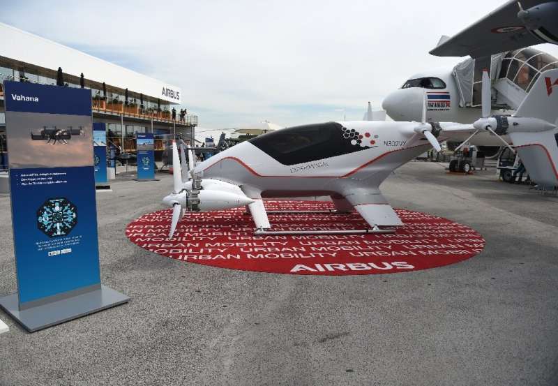 The Vahana is Airbus's single-seat prototype all-electric, tilt-wing aircraft to provide personal mobility services in urban are