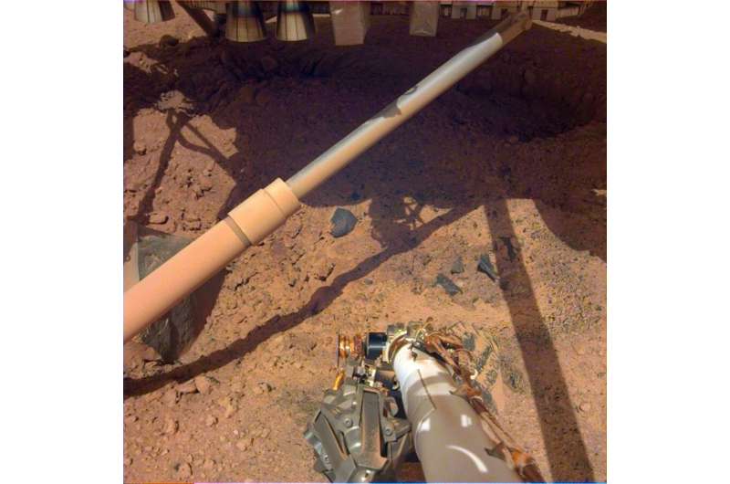 This is what the ground looked like after inSight landed on Mars
