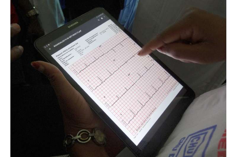 Thousands of heart patients in Ivory Coast are checked by telemedicine each year
