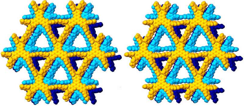 Turning a porous material’s color on and off with acid