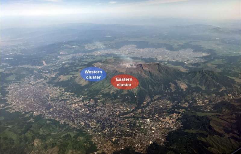 Underground links between quakes and eruptions of Japan's biggest active volcano