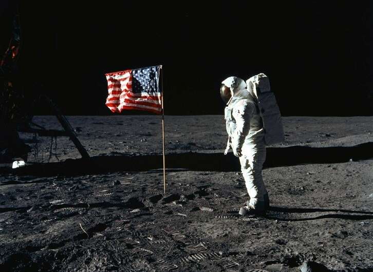 US astronaut Buzz Aldrin on the Moon on July 20, 1969—NASA is now trying to speed up the timetable for putting astronauts back o