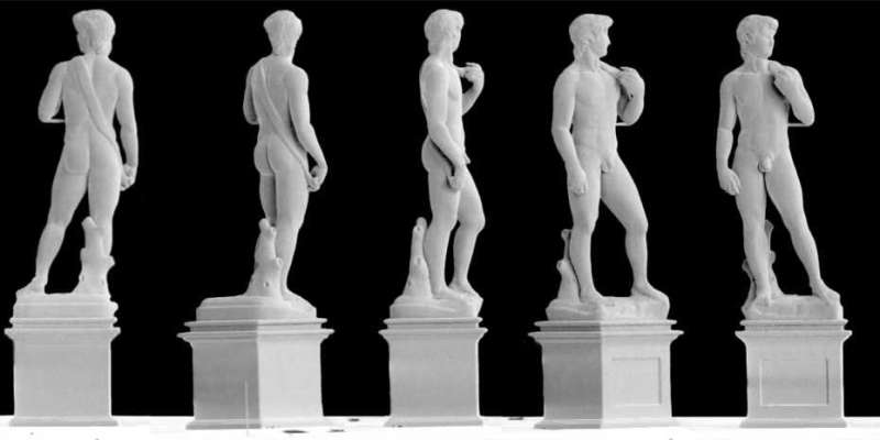 Using innovative 3-D printing method, researchers reproduce Michelangelo's David