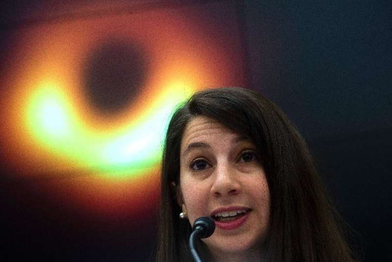 US scientist Katie Bouman worked on the algorithm that helped produce the final image of the black hole in galaxy M87