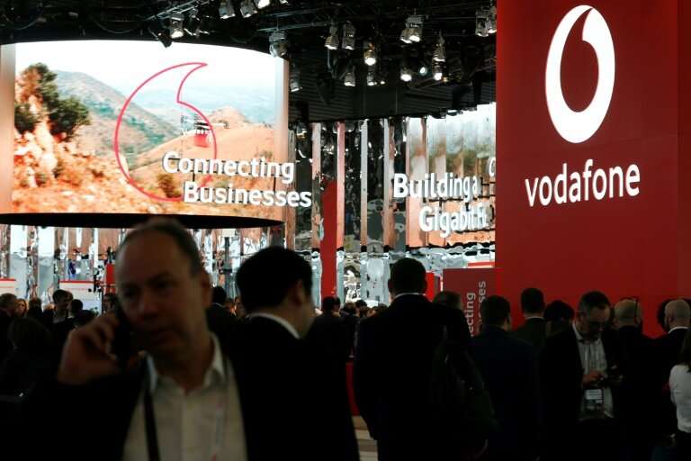 Vodafone displayed its pet tracker at the Mobile World Congress trade fair in Barcelona