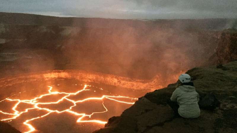 Volcanologist jams to the beat of the Earth's drummer