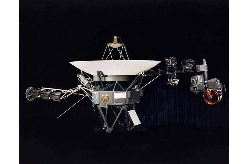 Voyager 2 left Earth's orbit in 1977 a month before its twin Voyager 1, but took seven years longer to reach the heliosphere's o