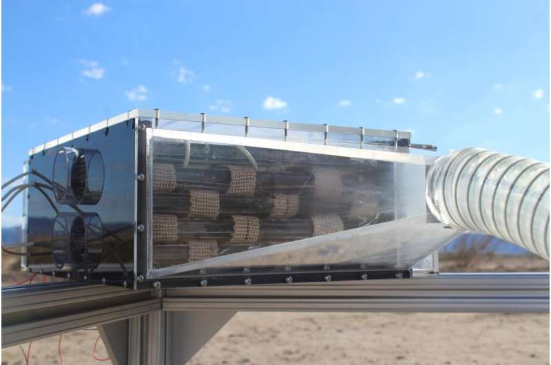 Water harvester makes it easy to quench your thirst in the desert