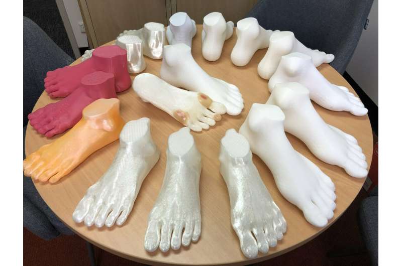 World first 3D printed feet