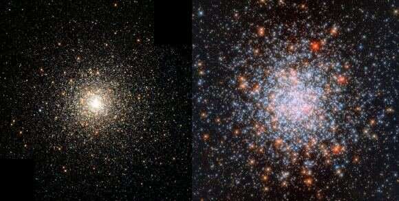 According to globular clusters, the universe is 13.35 billion years old