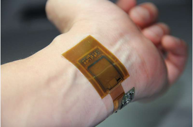 A flexible sensor for biometric authentication and the measurement of vital signs