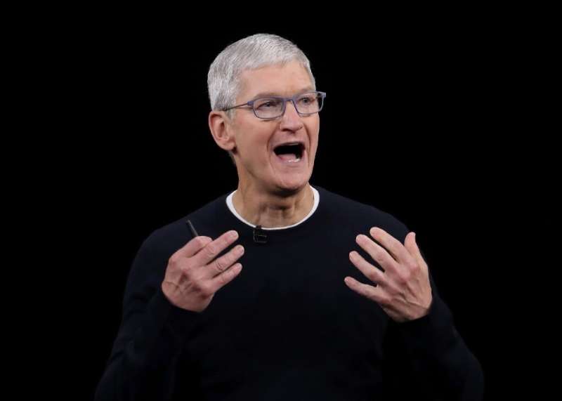 Apple CEO Tim Cook, seen here in September 2019, announced a $100 million initiative by the company to promote racial equity and