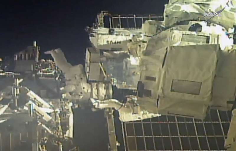 Astronauts perform 2nd spacewalk to swap station batteries