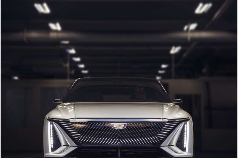 Cadillac says new electric SUV has features to take on Tesla