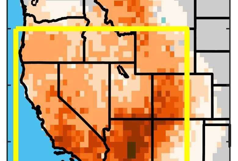 Climate-driven megadrought is emerging in western US, says study